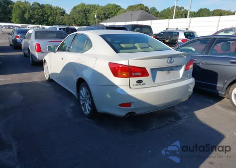 2006 Lexus Is 250 from USA, damaged, VIN JTHCK262365003237